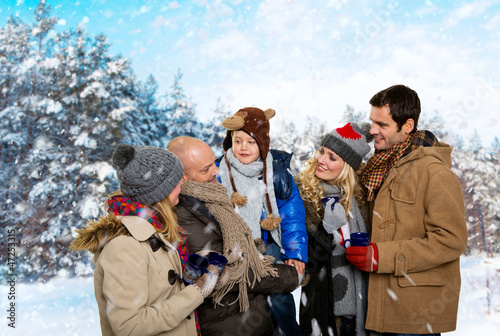 Photo: gruppe im winter gruppe im winter