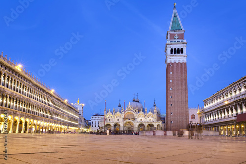 Photo: Piazza San Marco - Venice by night Piazza San Marco - Venice by night