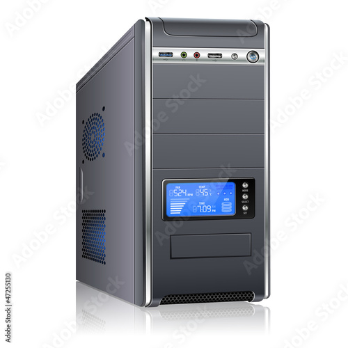 Vector: Modern Computer Case Modern Computer Case