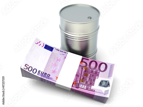 Illustration: Erdöl in Euro Erdöl in Euro
