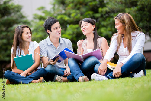 Photo: Happy group of students Happy group of students