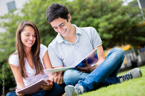 Photo: Couple of students Couple of students