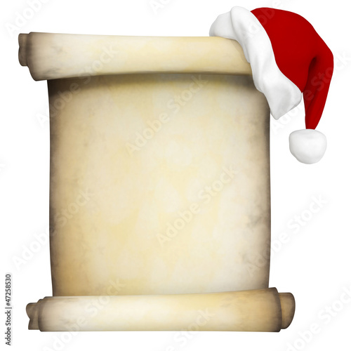 Illustration: 3D Christmas scroll 3D Christmas scroll