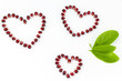 Seed of pomegranate in hearts