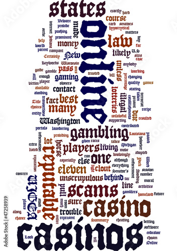 Vector: Beware online casino scams Beware online casino scams