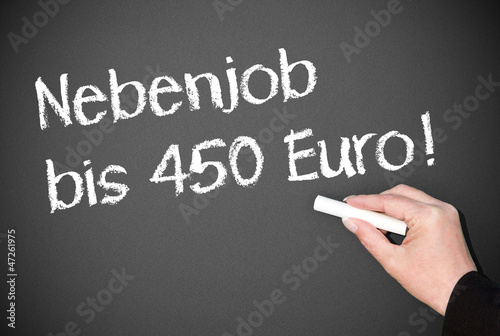 Illustration: Nebenjob bis 450 Euro ! Nebenjob bis 450 Euro !