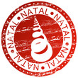 Carimbo com a palavra "Natal"