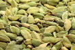 Green cardamom seeds. Aromatic spice.texture background