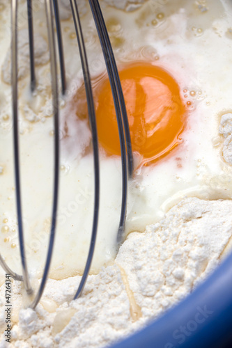 Photo: making dough making dough