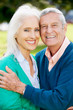 Outdoor Portrait Of Happy Senior Couple