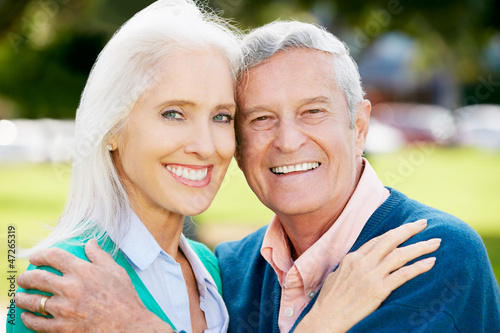 Photo: Outdoor Portrait Of Happy Senior Couple Outdoor Portrait Of Happy Senior Couple
