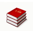 Books of law stack