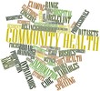 Word cloud for Community health