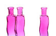 Three glass vases