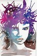 Illustration: watercolor portrait watercolor portrait