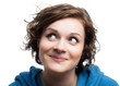 Beautiful Woman is surprised