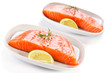 Fresh raw salmon fillet
