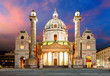 Vienna - Karlsplatz - St. Charles's Church - Austria