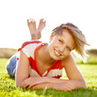 Smiling in the sun