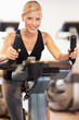 Staying in shape using the exercise bike