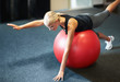 Working on balance and strengthening her core