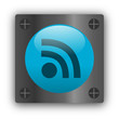 Logo rss métallique