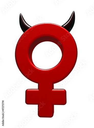 Illustration: female devil female devil