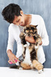 Photo: She's a doting cat owner She's a doting cat owner