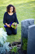 These flowers will never express the extent of her grief