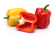 Yellow and Red bell peppers