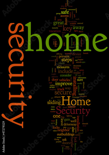 Vector: Home Security At Holiday Time Home Security At Holiday Time