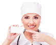 doctor with a business card