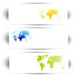 Vektor: business banner welt business banner welt
