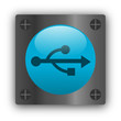 Logo USB métallique