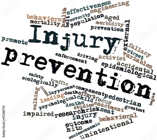 Illustration: Word cloud for Injury prevention Word cloud for Injury prevention