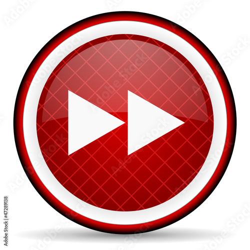 Illustration: scroll red glossy icon on white background scroll red glossy icon on white background