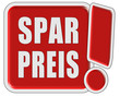 !-Schild rot quad SPARPREIS