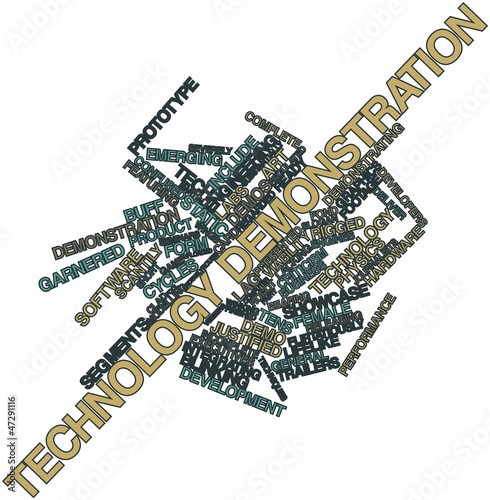 Illustration: Word cloud for Technology demonstration Word cloud for Technology demonstration