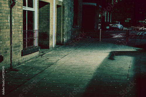 Photo: late night street late night street