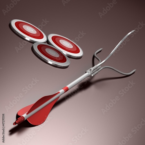 Illustration: Efficient Marketing Tool, Business Strategy Concept Efficient Marketing Tool, Business Strategy Concept