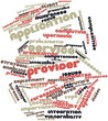 Word cloud for Application service provider