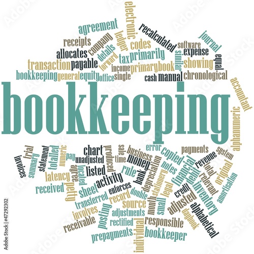 Illustration: Word cloud for Bookkeeping Word cloud for Bookkeeping