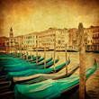 Vintage image of Grand Canal, Venice