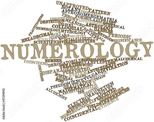 Illustration: Word cloud for Numerology Word cloud for Numerology