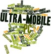 Word cloud for Ultra-mobile PC