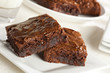 Photo: Fresh Homemade Chocolate Brownie Fresh Homemade Chocolate Brownie