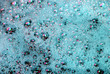 abstract color foam close-up