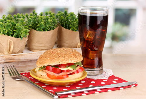 Photo: Appetizing sandwich Appetizing sandwich