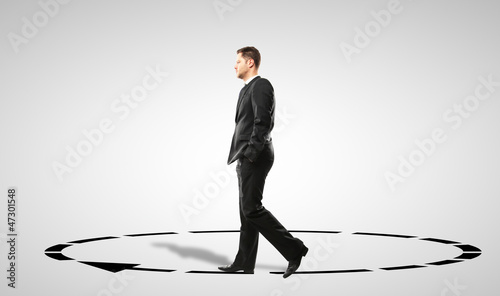 Photo: man walking man walking