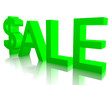 3d Render of the Word Sale